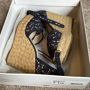 Steve Madden Marrvill W7.5 Beachy Wedges